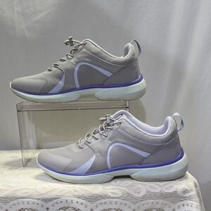 Womens GUC Vionic Gray and Blue Sneakers Size 8.5